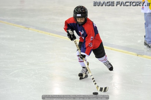 2011-01-30 Pinerolo 0184 Hockey Milano Rossoblu U10-Pinerolo1 - William Golob